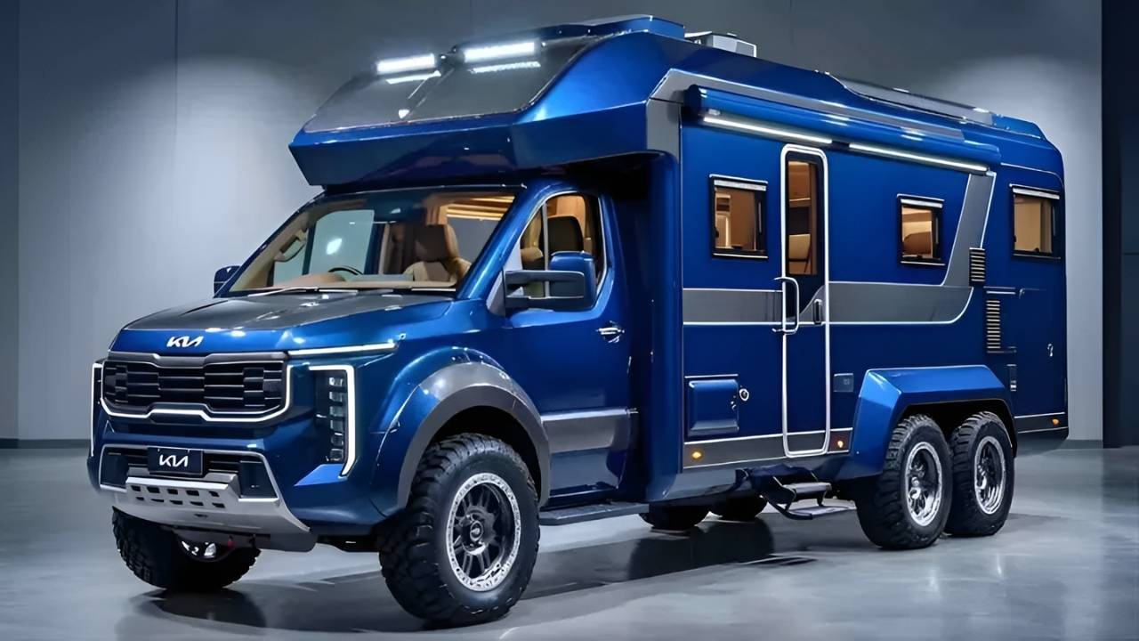 Kia 6×6 Camper Van 2026: capacidad extrema todoterreno con comodidad moderna